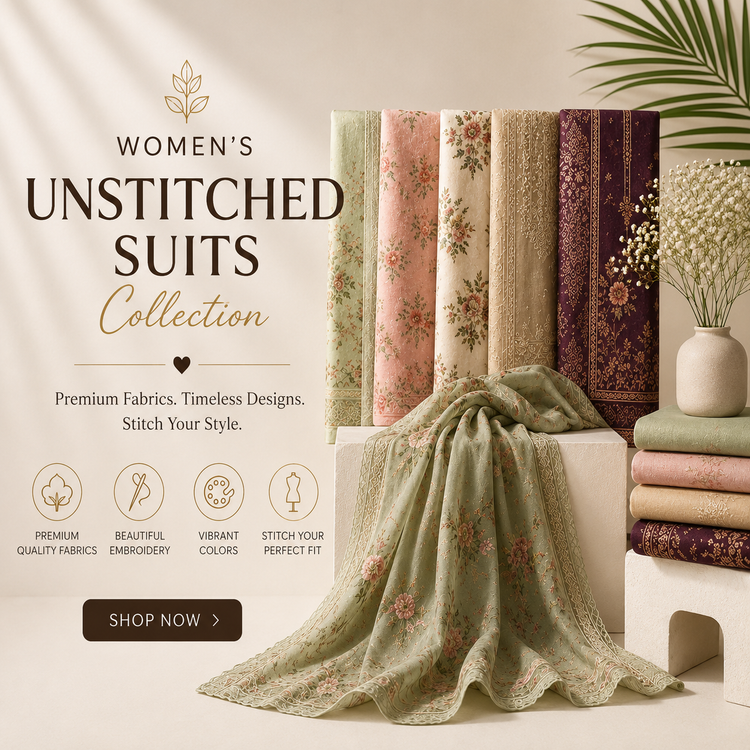 Women's Unstitched Suits Collection