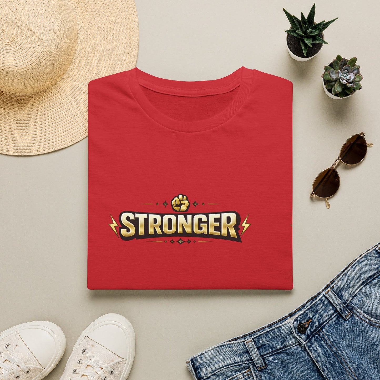 Stronger Forever T-Shirt — Inspirational Fitness Motivational Tee