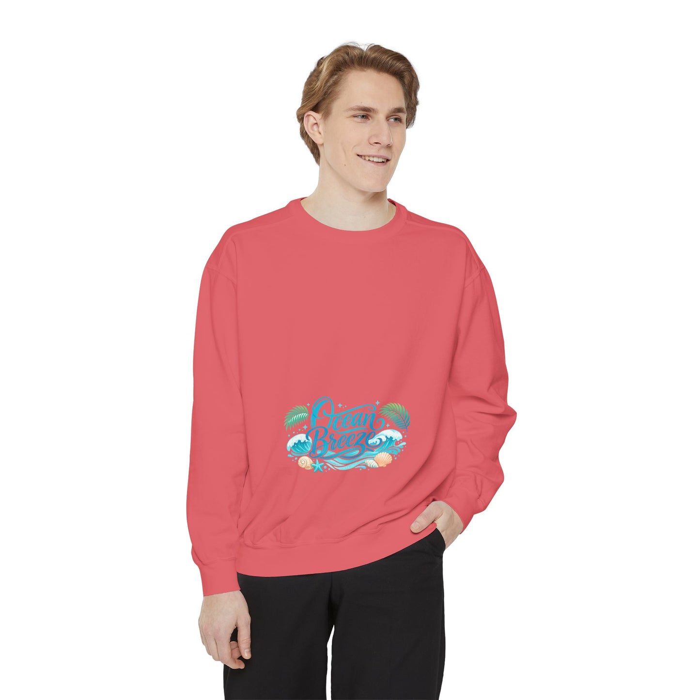 Ocean Breeze Sweatshirt — Coastal Graphic Crewneck