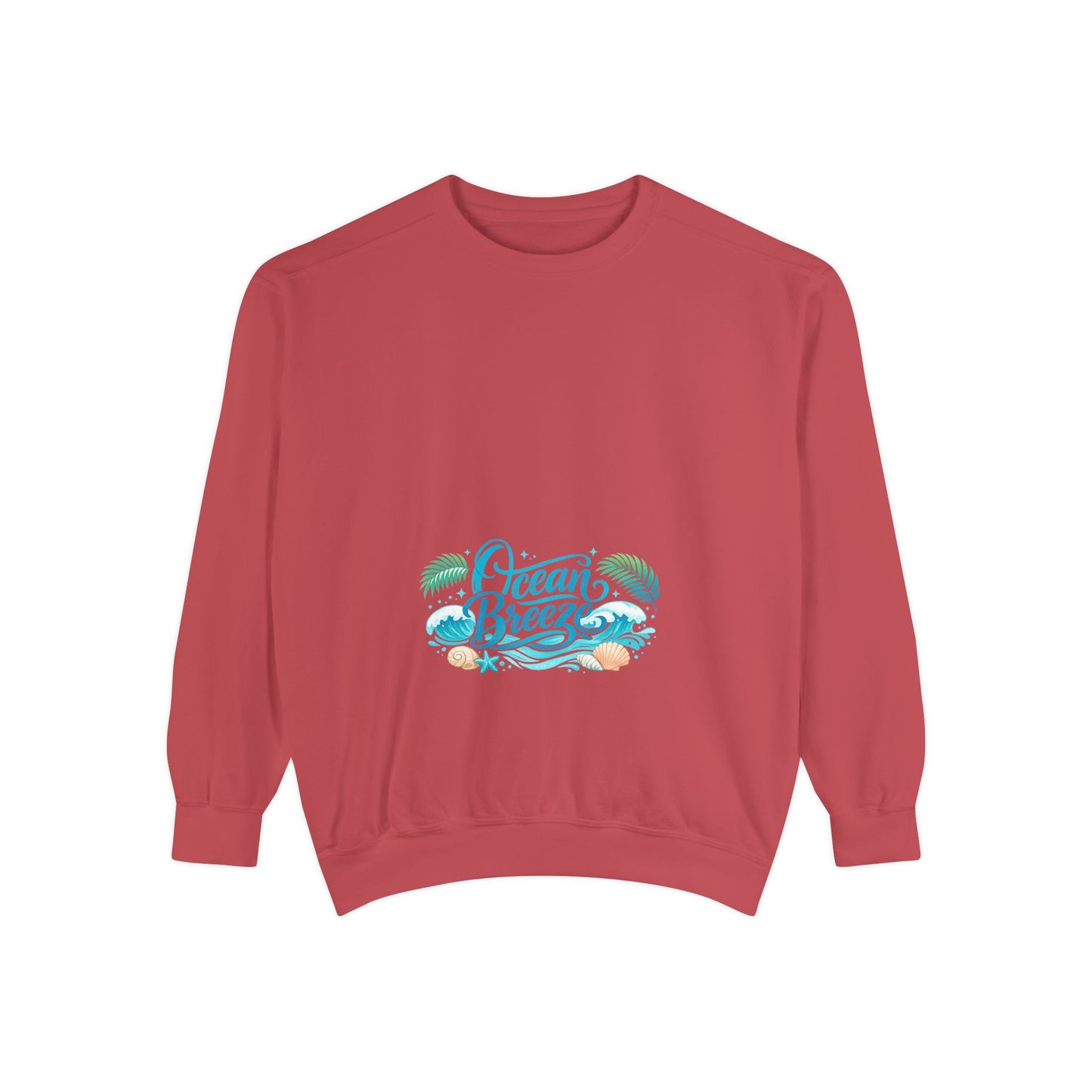 Ocean Breeze Sweatshirt — Coastal Graphic Crewneck