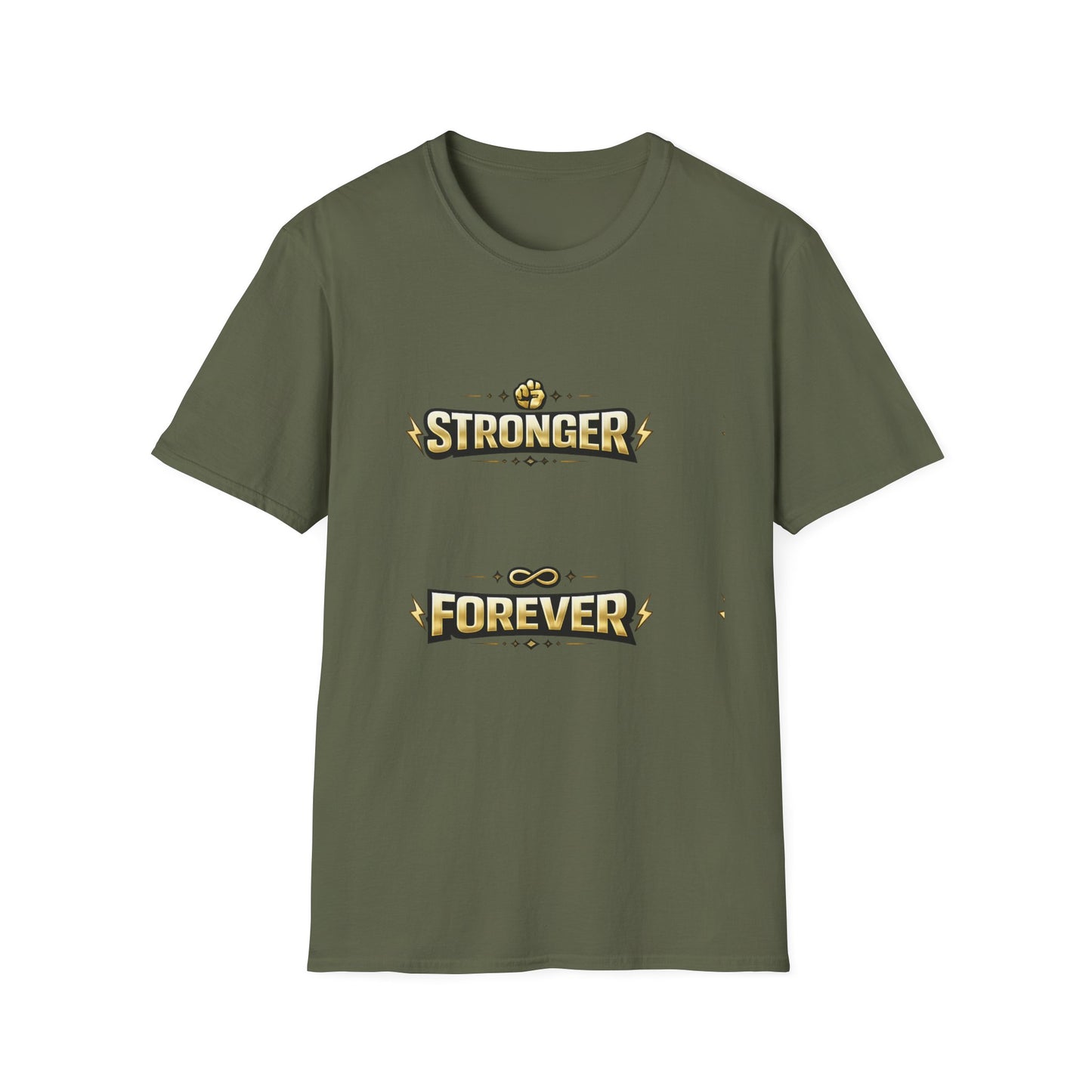 Stronger Forever T-Shirt — Inspirational Fitness Motivational Tee