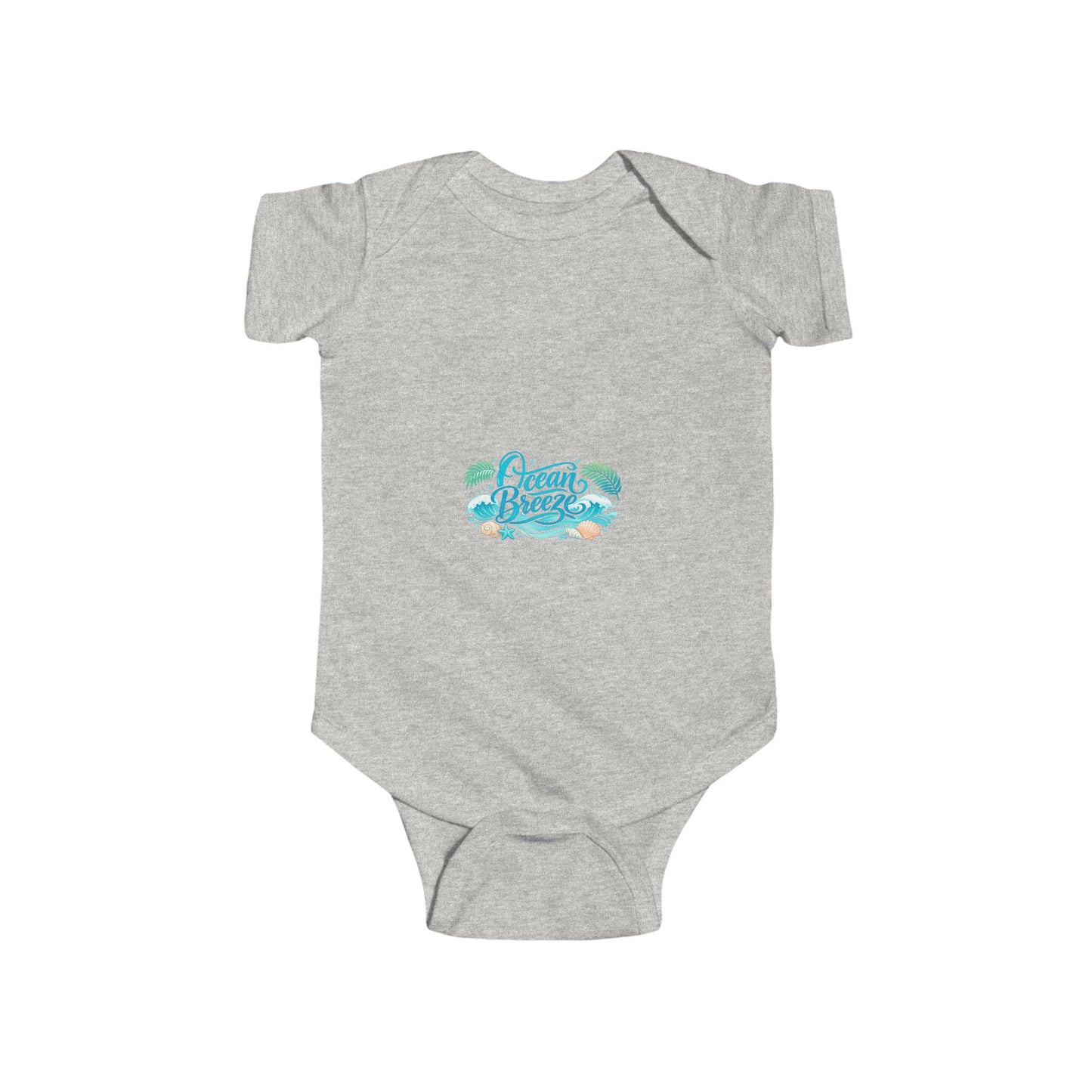 Infant Bodysuit - "Ocean Breeze" Tropical Baby Onesie