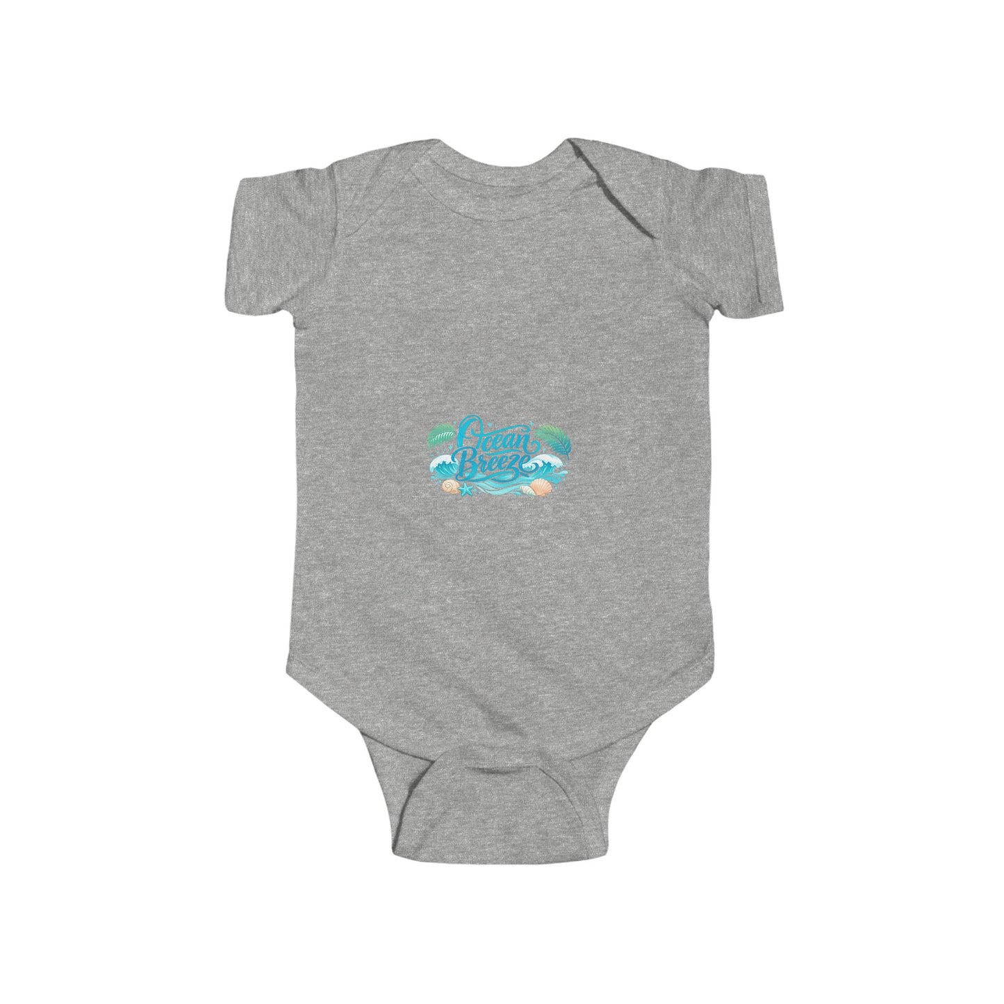 Infant Bodysuit - "Ocean Breeze" Tropical Baby Onesie