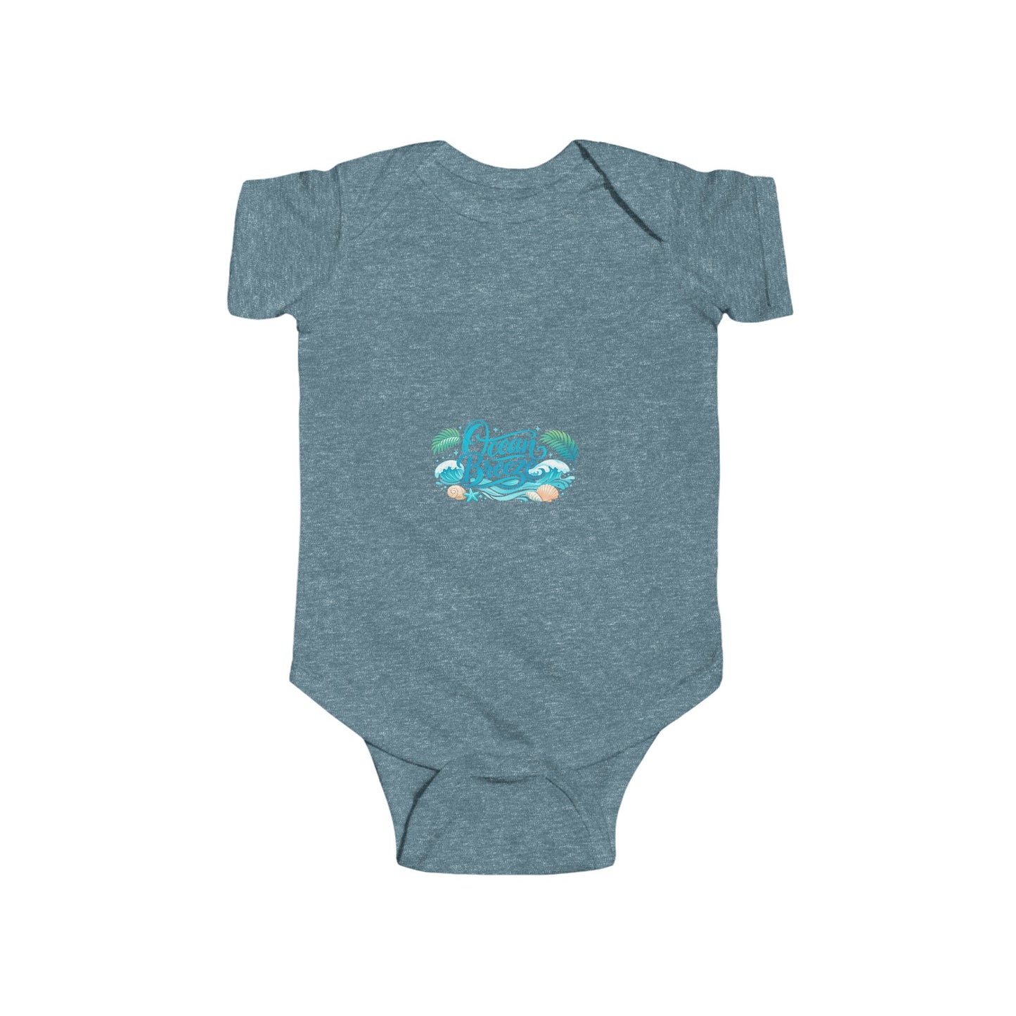 Infant Bodysuit - "Ocean Breeze" Tropical Baby Onesie