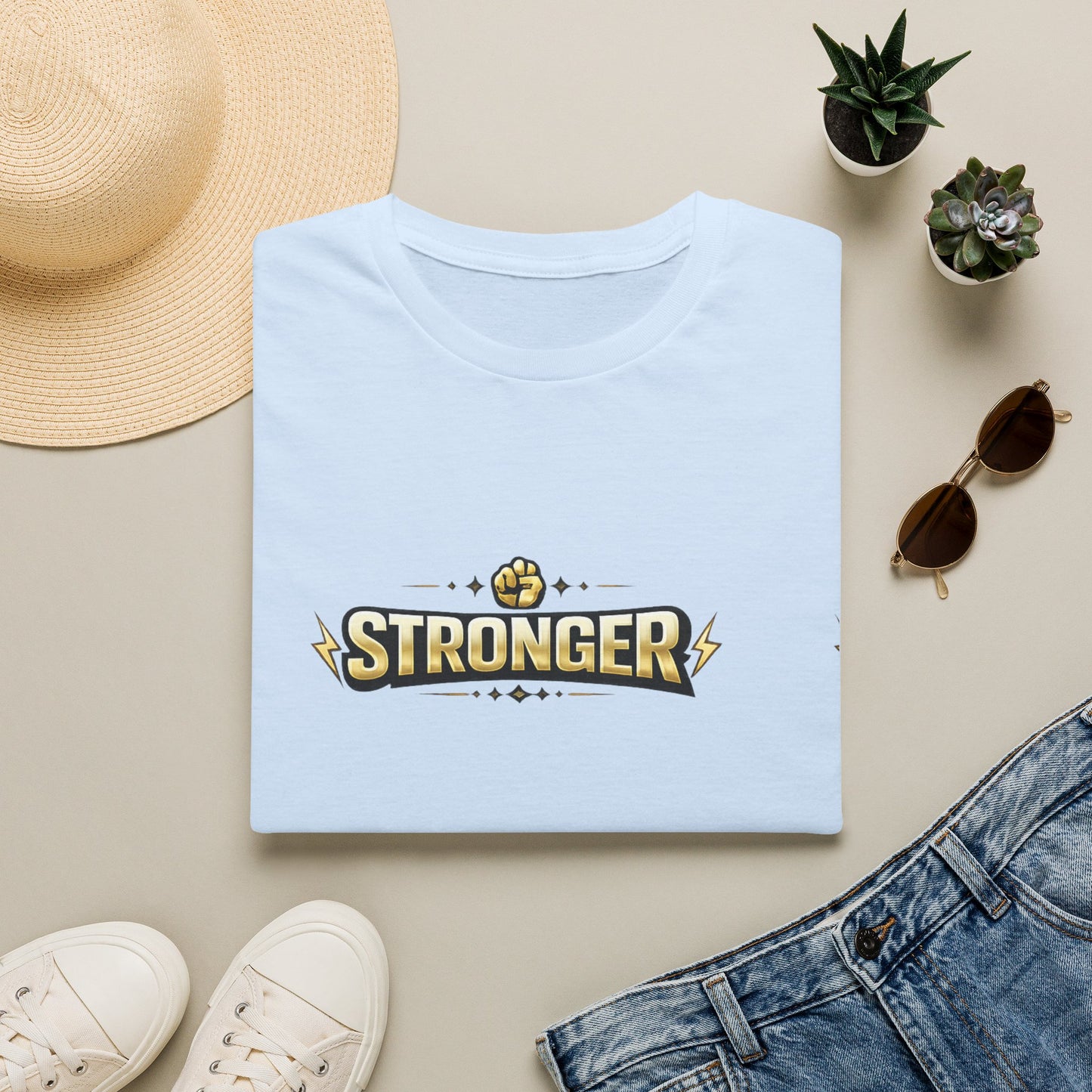 Stronger Forever T-Shirt — Inspirational Fitness Motivational Tee