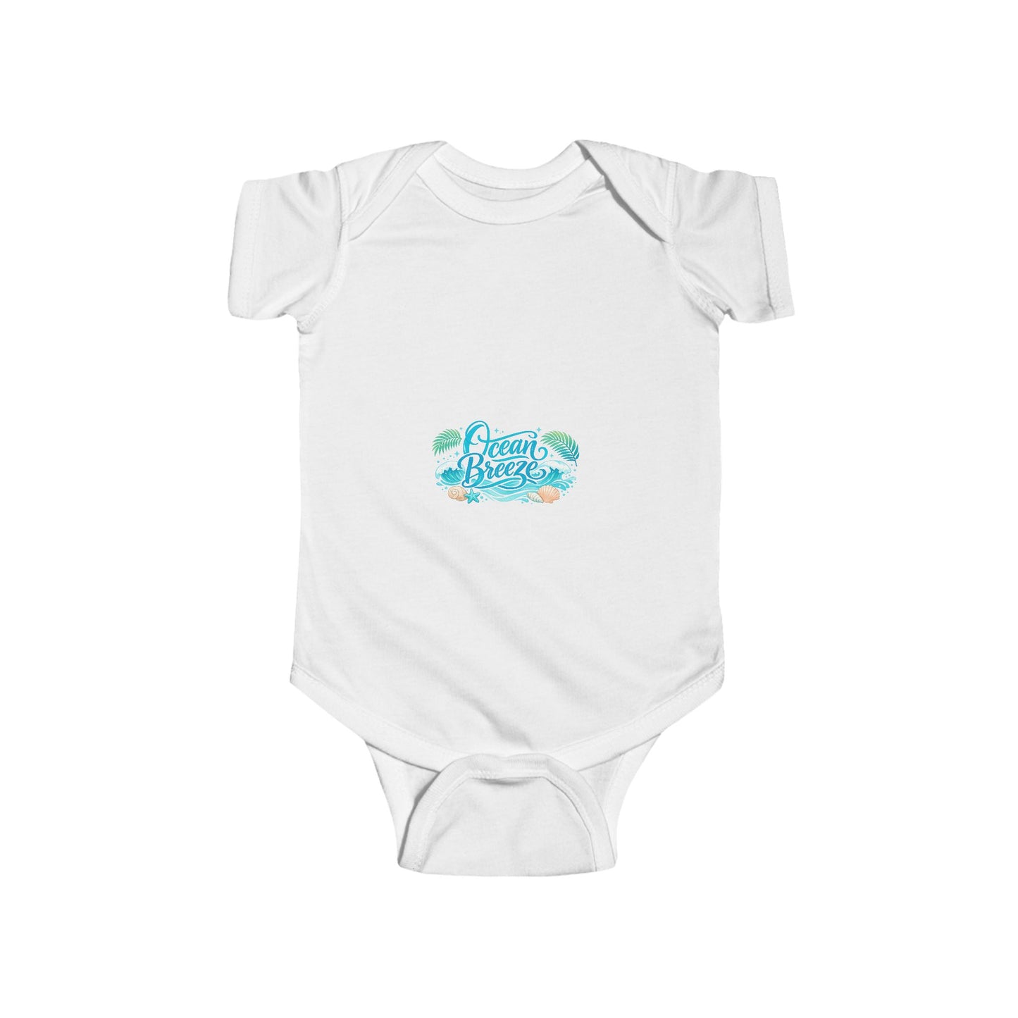Infant Bodysuit - "Ocean Breeze" Tropical Baby Onesie