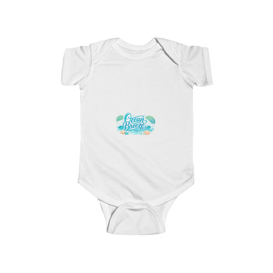 Infant Bodysuit - "Ocean Breeze" Tropical Baby Onesie