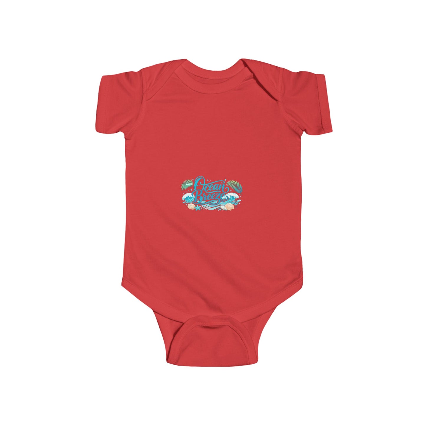 Infant Bodysuit - "Ocean Breeze" Tropical Baby Onesie