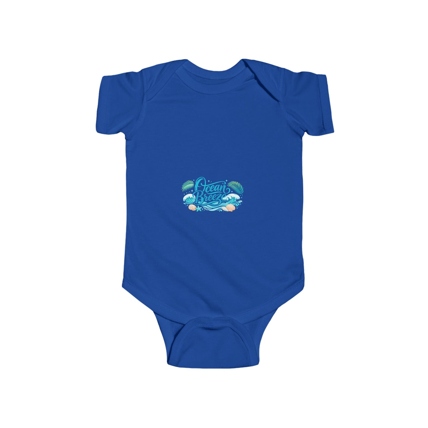 Infant Bodysuit - "Ocean Breeze" Tropical Baby Onesie