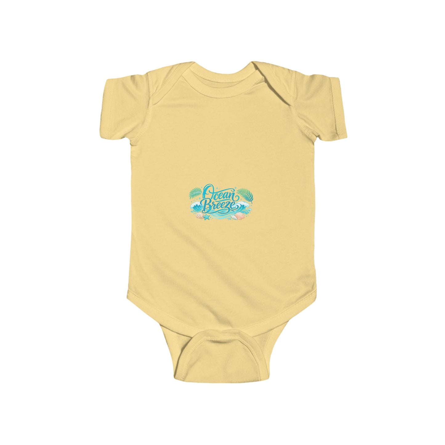 Infant Bodysuit - "Ocean Breeze" Tropical Baby Onesie