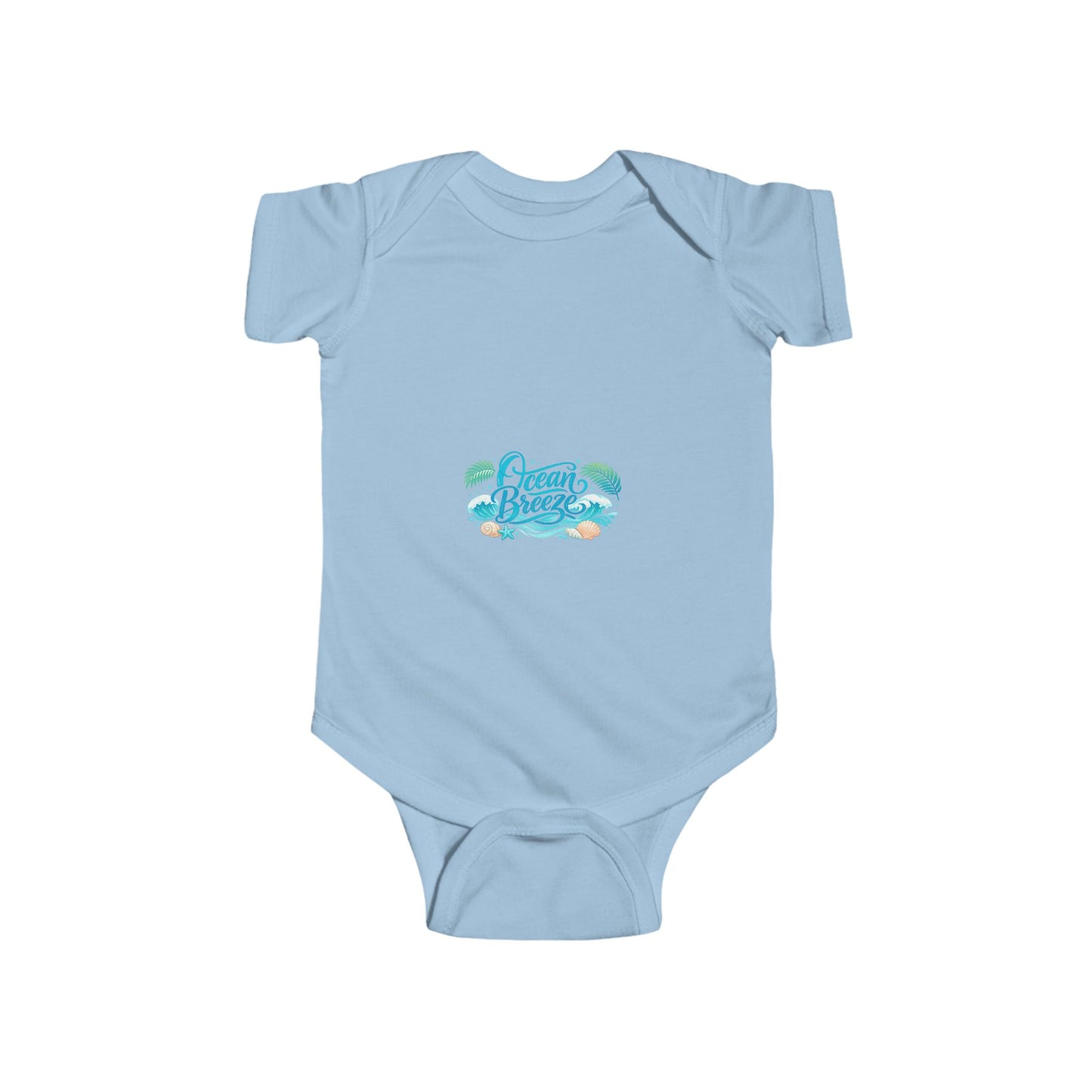 Infant Bodysuit - "Ocean Breeze" Tropical Baby Onesie