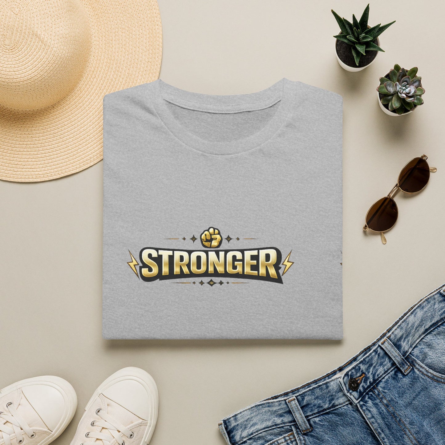 Stronger Forever T-Shirt — Inspirational Fitness Motivational Tee