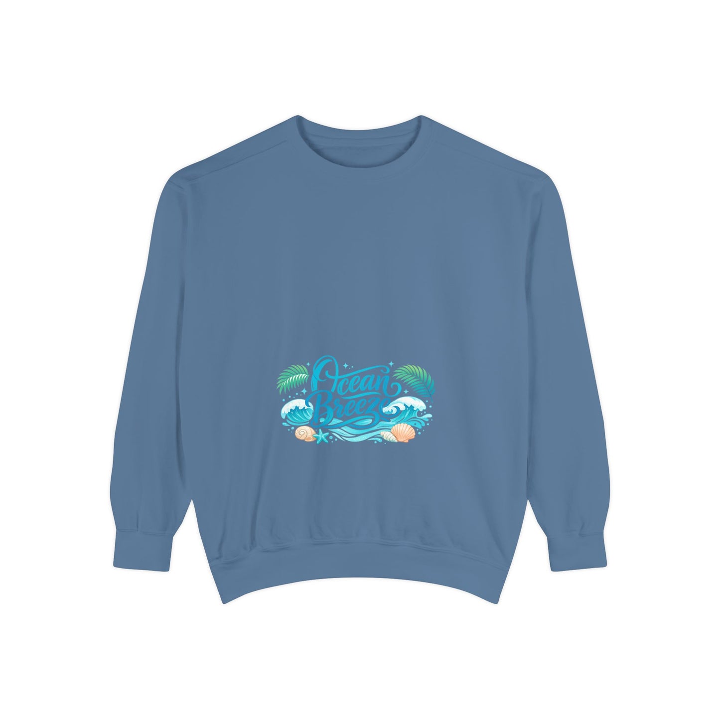 Ocean Breeze Sweatshirt — Coastal Graphic Crewneck