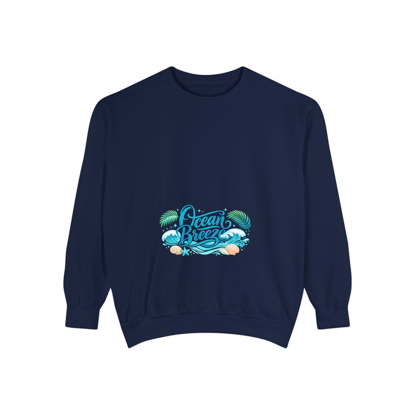 Ocean Breeze Sweatshirt — Coastal Graphic Crewneck