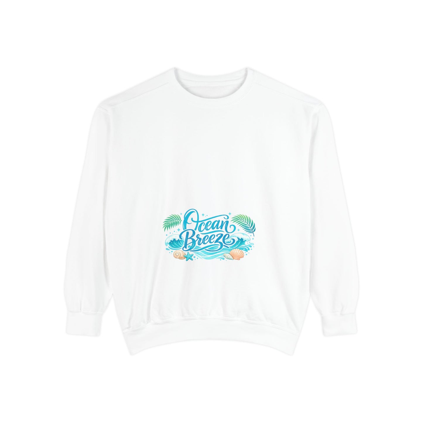 Ocean Breeze Sweatshirt — Coastal Graphic Crewneck