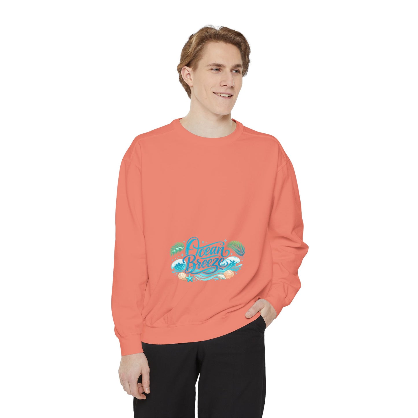 Ocean Breeze Sweatshirt — Coastal Graphic Crewneck
