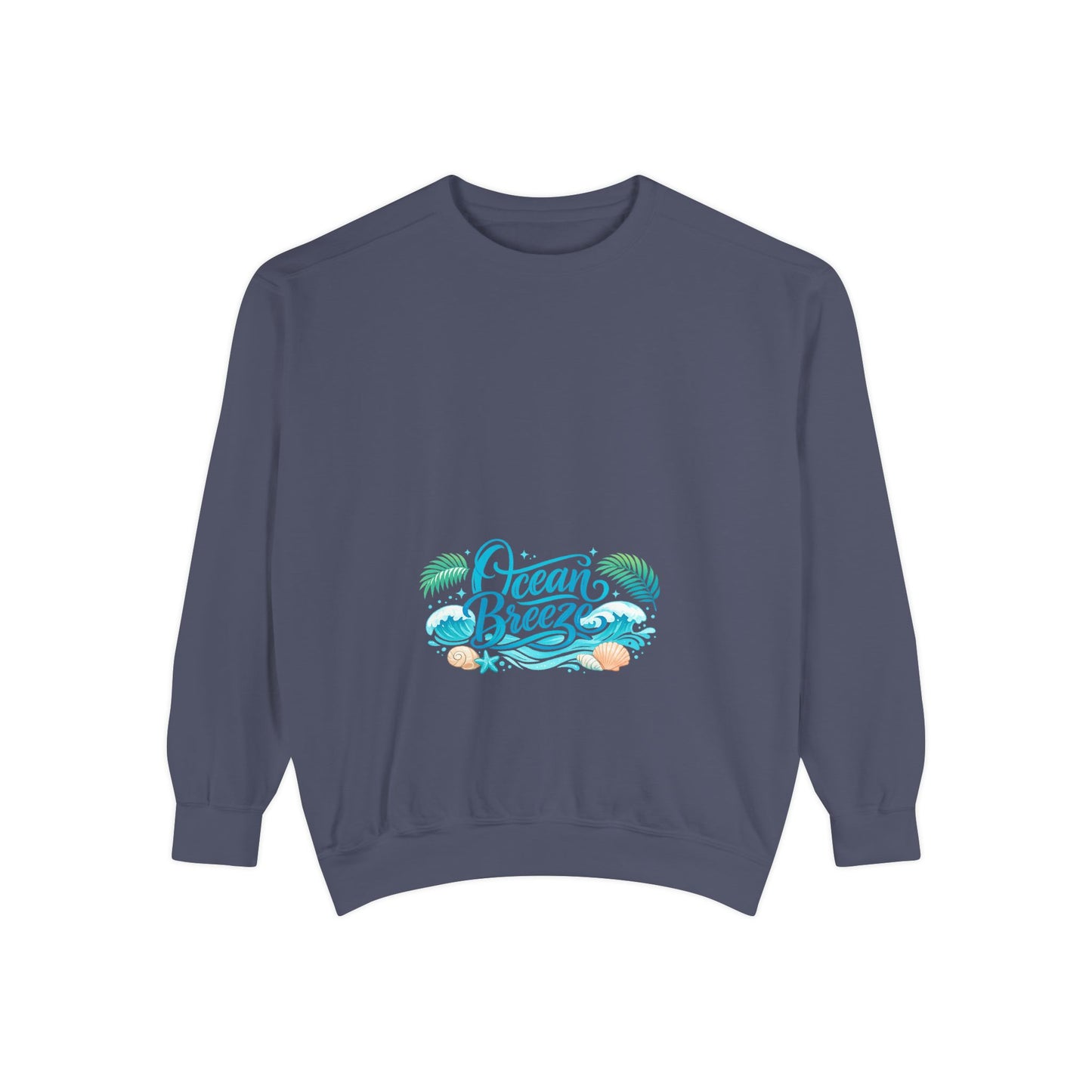 Ocean Breeze Sweatshirt — Coastal Graphic Crewneck