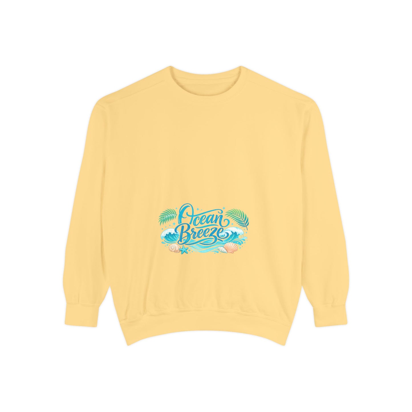 Ocean Breeze Sweatshirt — Coastal Graphic Crewneck