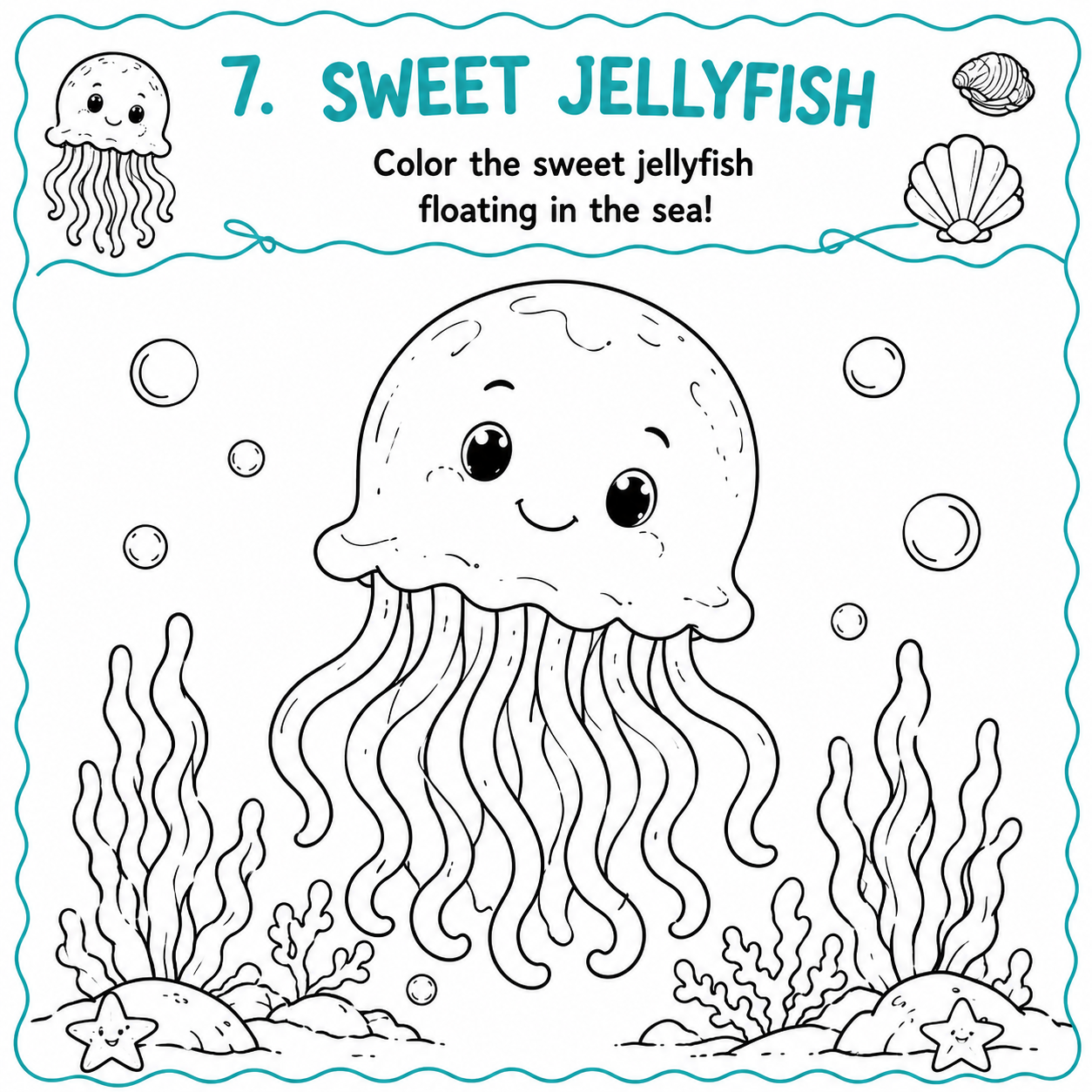 Ocean Adventures for Kids | 20 Bedtime Stories with Life Lessons | Ocean Activity Book | Printable Coloring Pages | Educational PDF Ages 4–10
