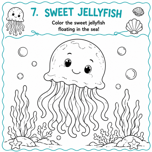 Ocean Adventures for Kids | 20 Bedtime Stories with Life Lessons | Ocean Activity Book | Printable Coloring Pages | Educational PDF Ages 4–10