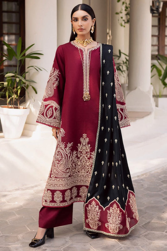 3 Piece Unstitched Embroidered Lawn Suit for Women | Premium Lawn Shirt, Printed Dupatta & Trouser