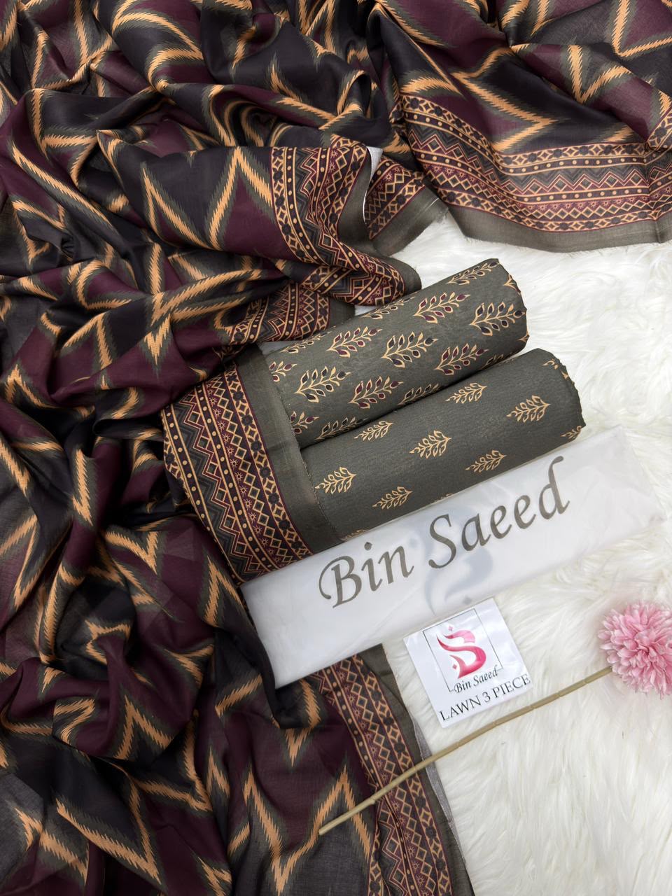 Bin Saeed Summer Collection 2026 | 3 Piece Digital Printed Airjet Lawn Suit | Premium Unstitched Lawn Dress 2026 (Copy) (Copy) (Copy) (Copy) (Copy)