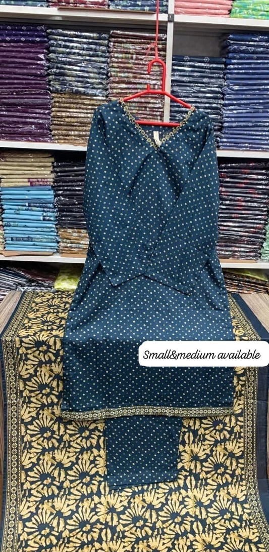 Bin Saeed Original Stitched Printed Lawn 3 Piece Suit | Embroidered Lacework 2026