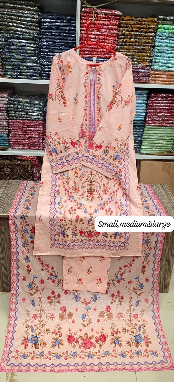 Bin Saeed Original Stitched Printed Lawn 3 Piece Suit | Embroidered Lacework 2026